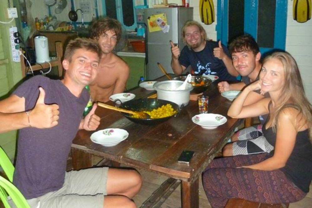 Dinner at the Perhentian Islands Marine Project