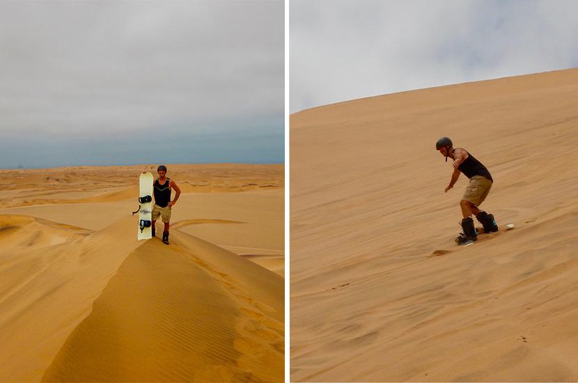 Sandboarding on the Six Day Dunes and Wildlife Experience