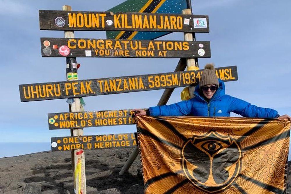 The Great Projects Staff Member Lauren at Kilimanjaro Summit