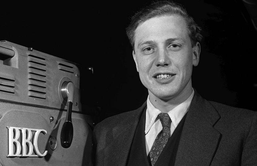 David Attenborough young at the BBC