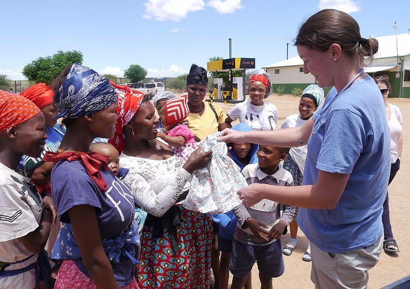 Families receiving care in Namibia