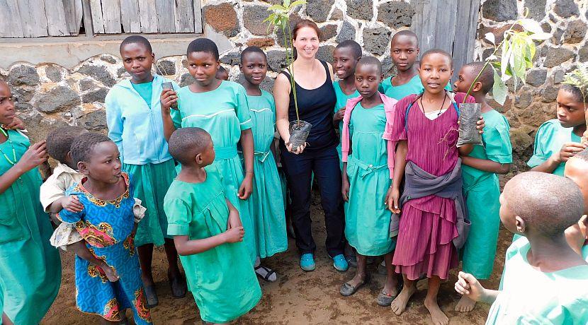 Uganda Volunteering at a school