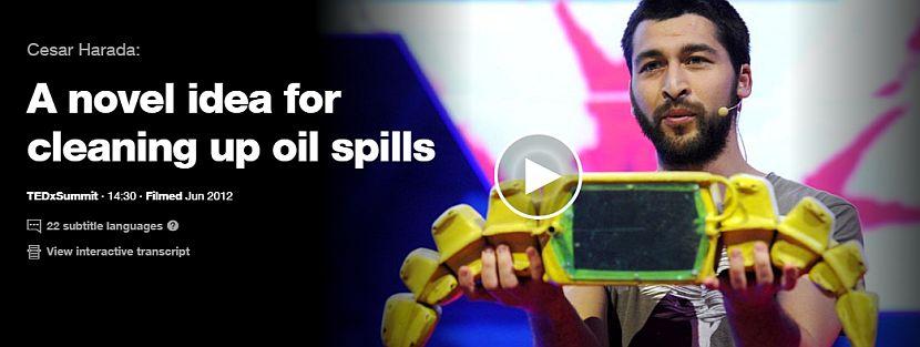 Ted Talk Cleaning Oil Spills