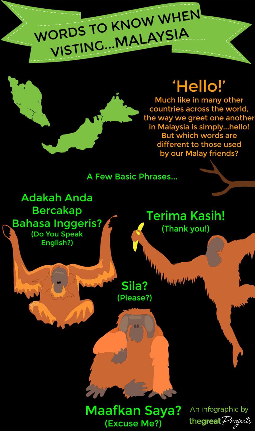 Malay Language Infographic