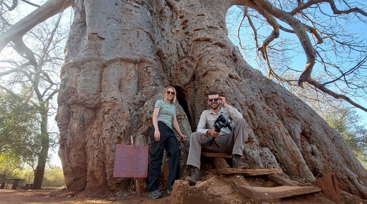 Lauren & James at the Baobab Tree